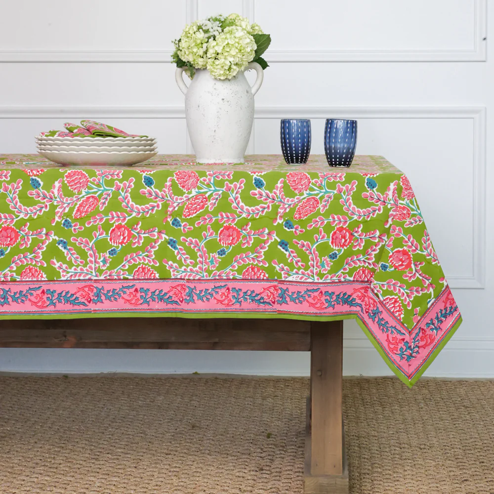 Palm Beach Pinecone Tablecloth - Image 2
