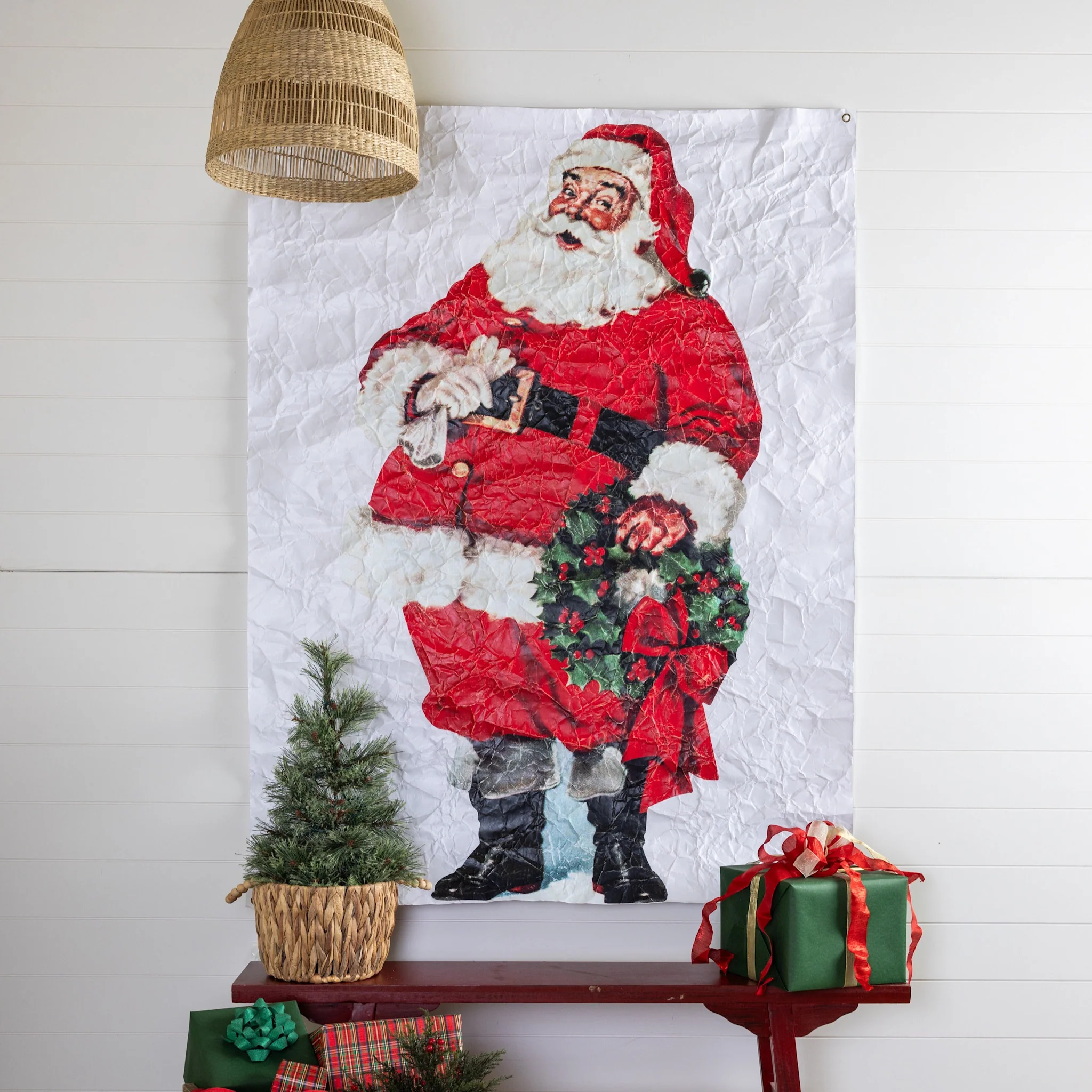 Paper Wall Art Santa - Image 2