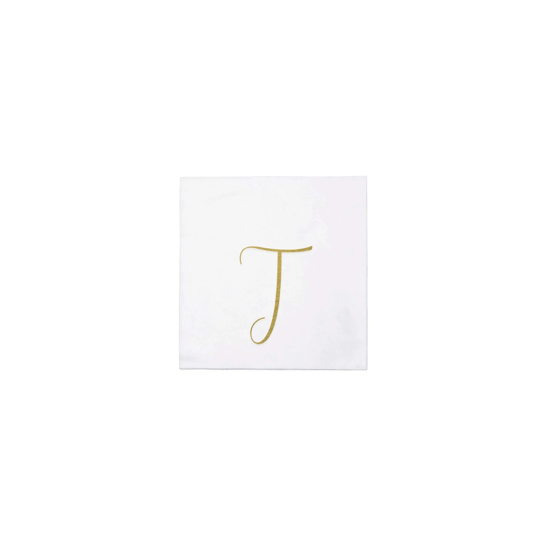Papersoft Gold Monogram Cocktail Napkins - Image 19