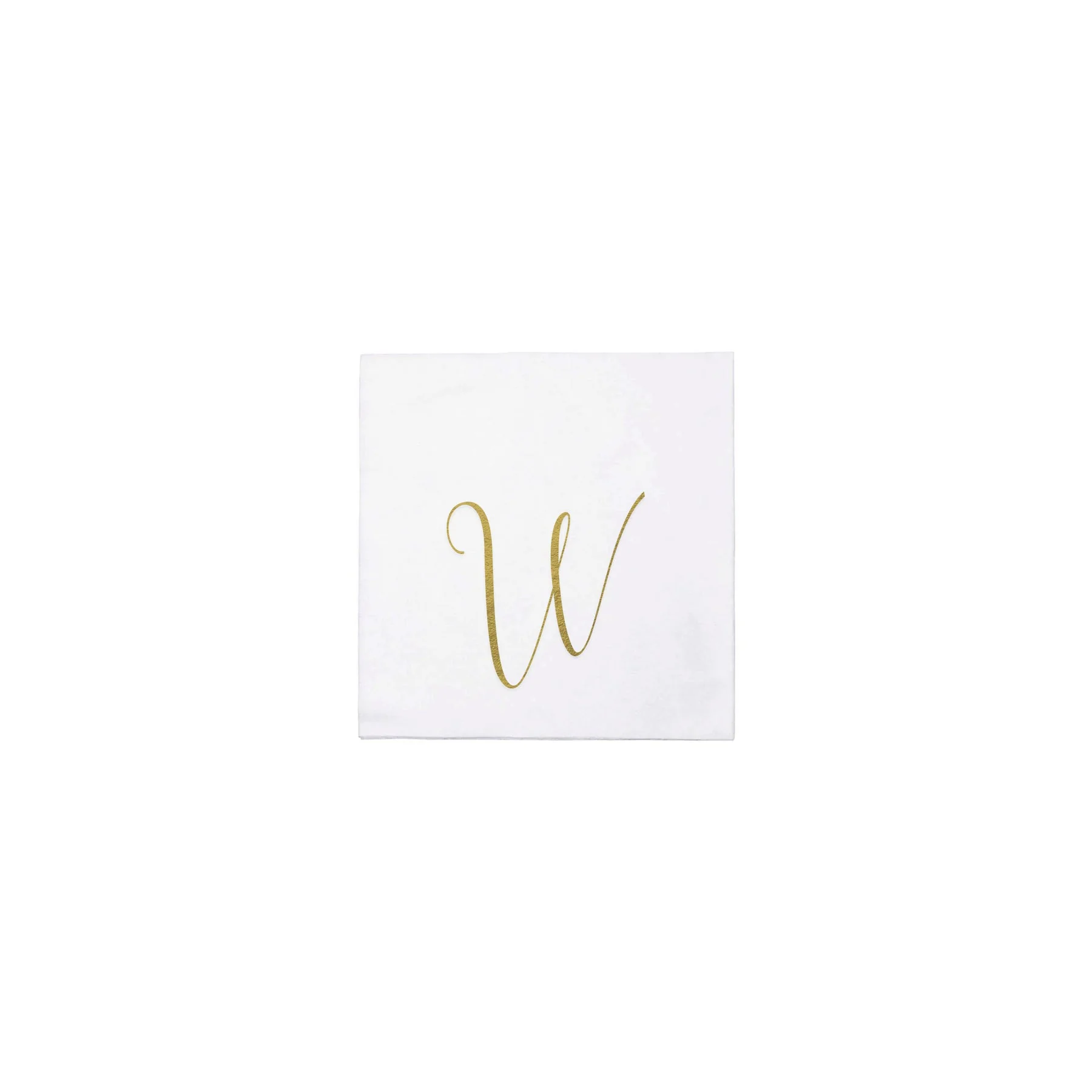 Papersoft Gold Monogram Cocktail Napkins - Image 22
