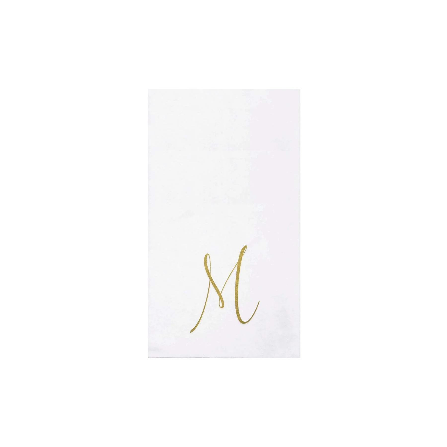 Papersoft Napkins Gold Monogram Guest Towels - Image 13