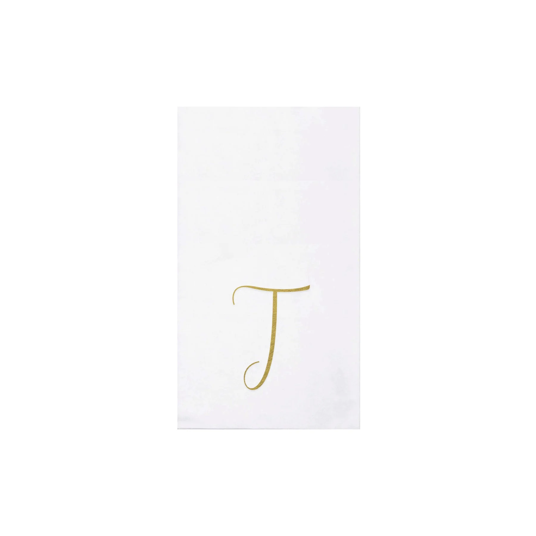 Papersoft Napkins Gold Monogram Guest Towels - Image 21