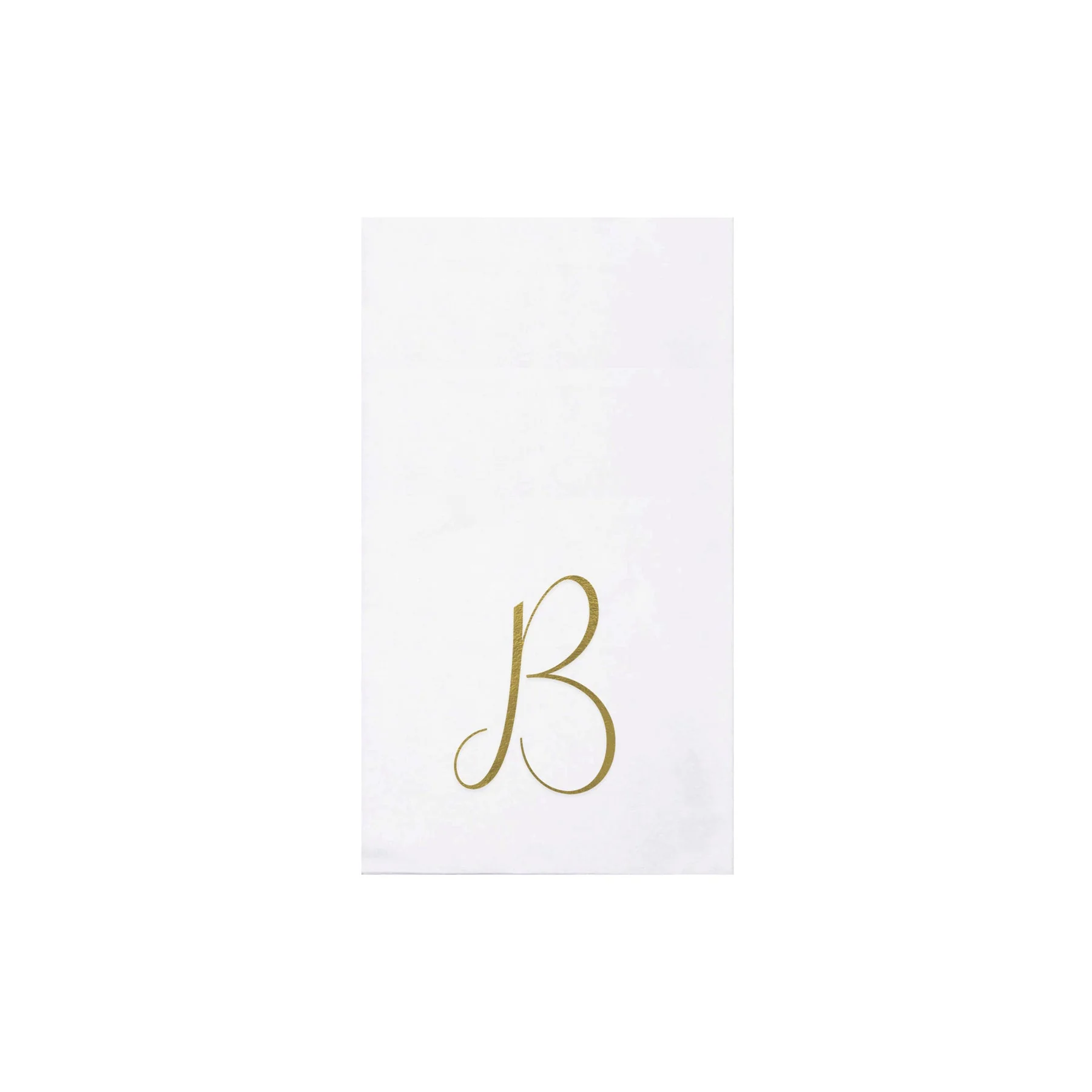 Papersoft Napkins Gold Monogram Guest Towels - Image 22