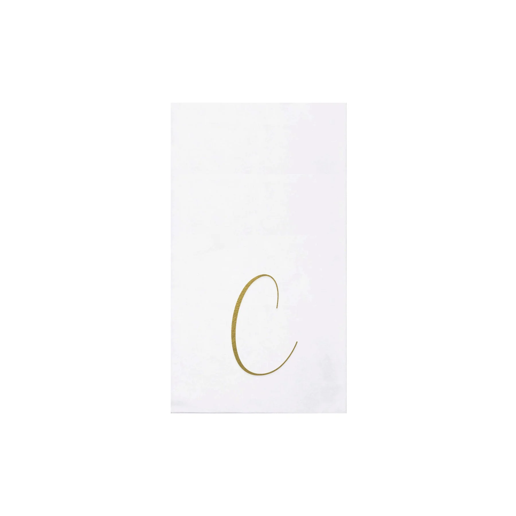 Papersoft Napkins Gold Monogram Guest Towels - Image 29