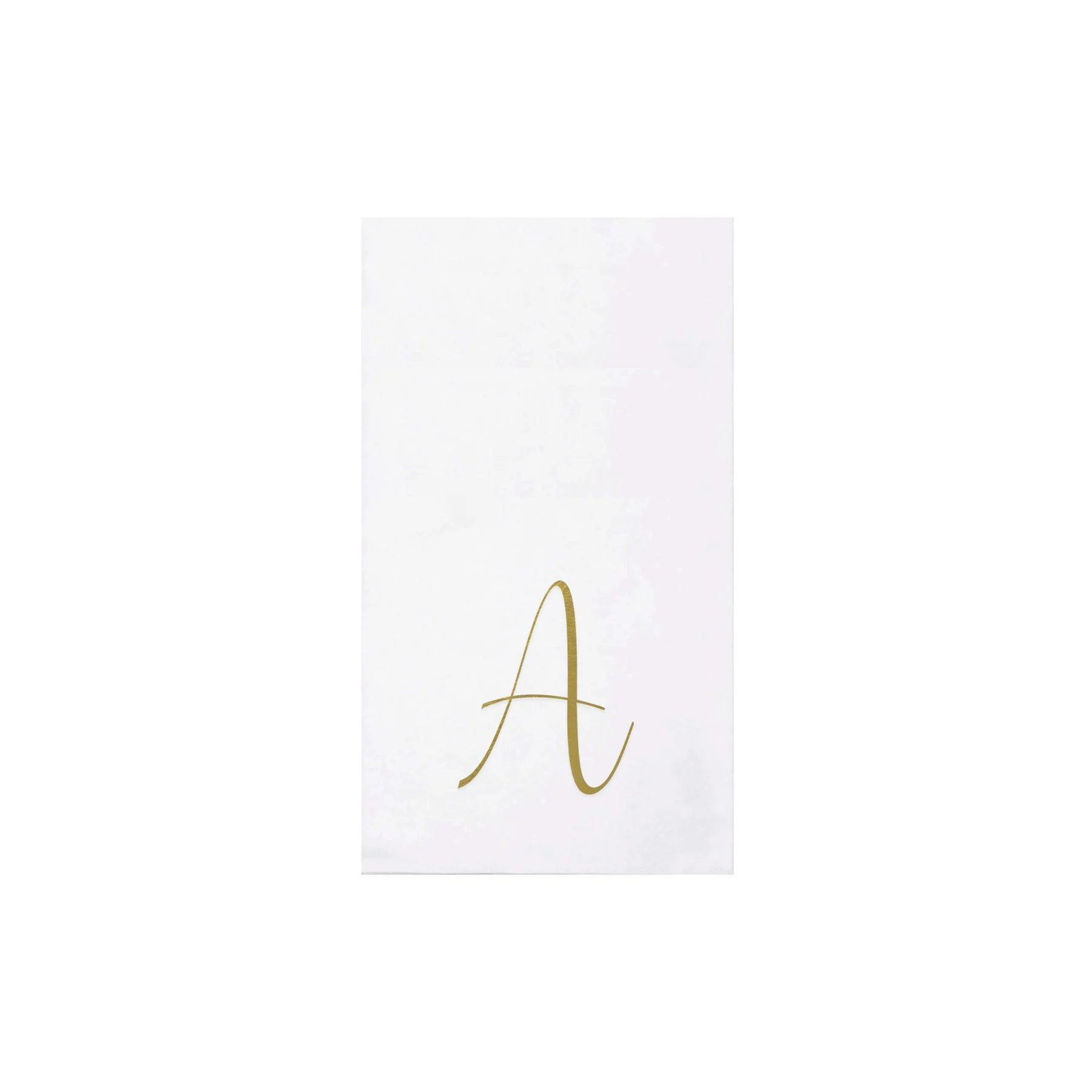Papersoft Napkins Gold Monogram Guest Towels - Image 33