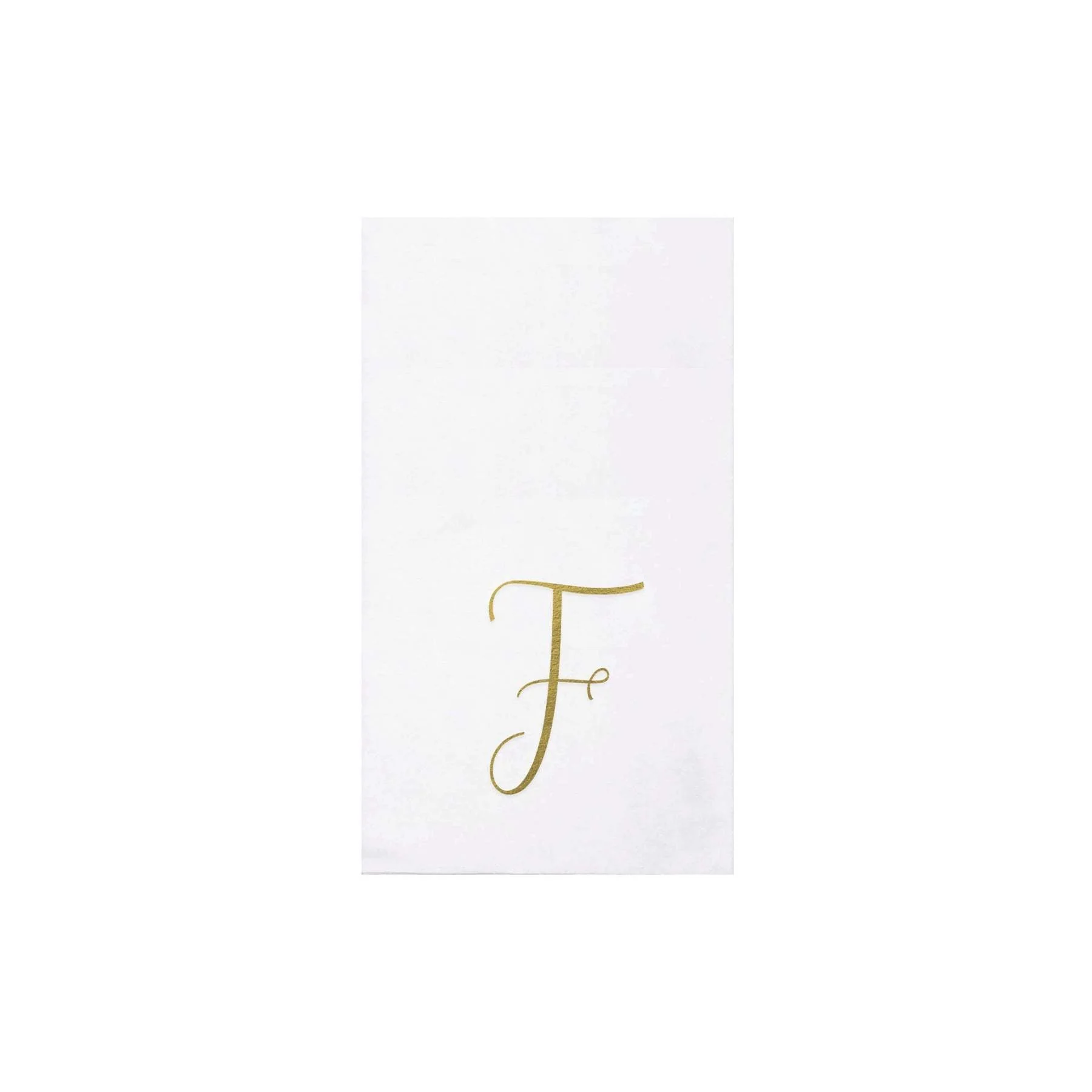 Papersoft Napkins Gold Monogram Guest Towels - Image 7