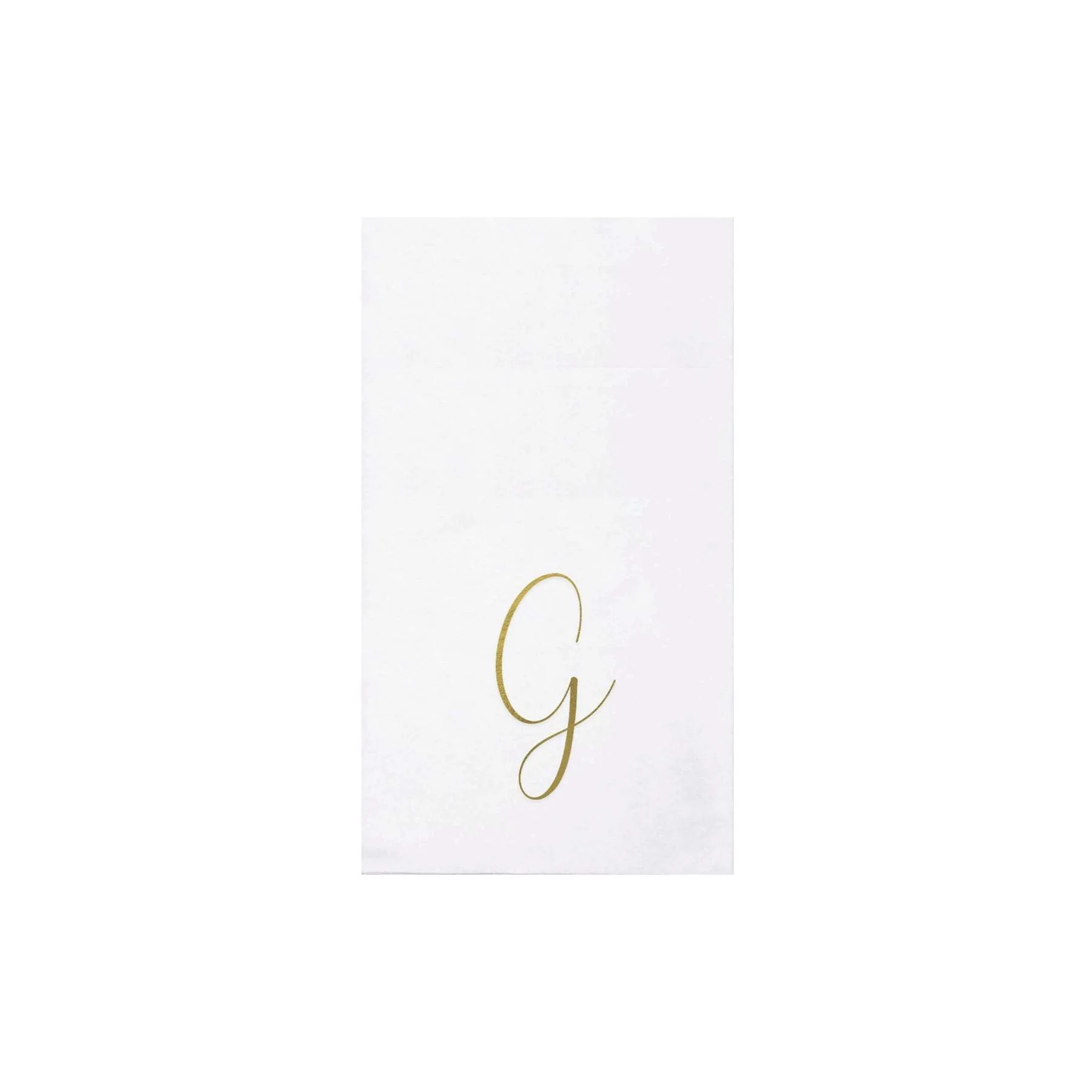 Papersoft Napkins Gold Monogram Guest Towels - Image 8