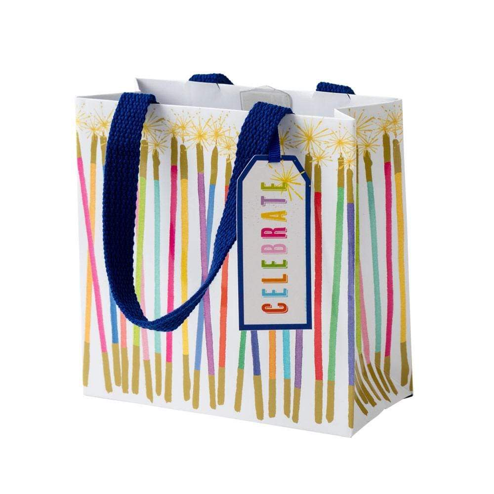 Party Candles Small Square Gift Bag - Image 2