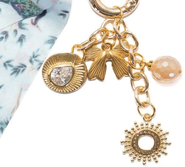 Peacock Paradise Bag Charm - Image 2