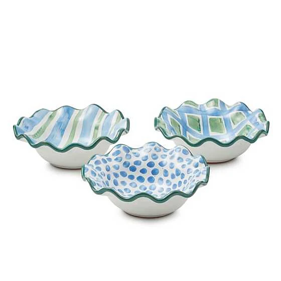 Pencil & Paper Co. Ceramic Fluted Berry Bowls