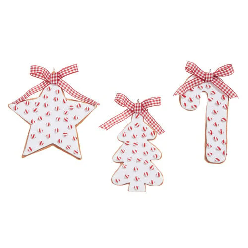 Peppermint Sprinkles Cookie Ornament - Sold Individually