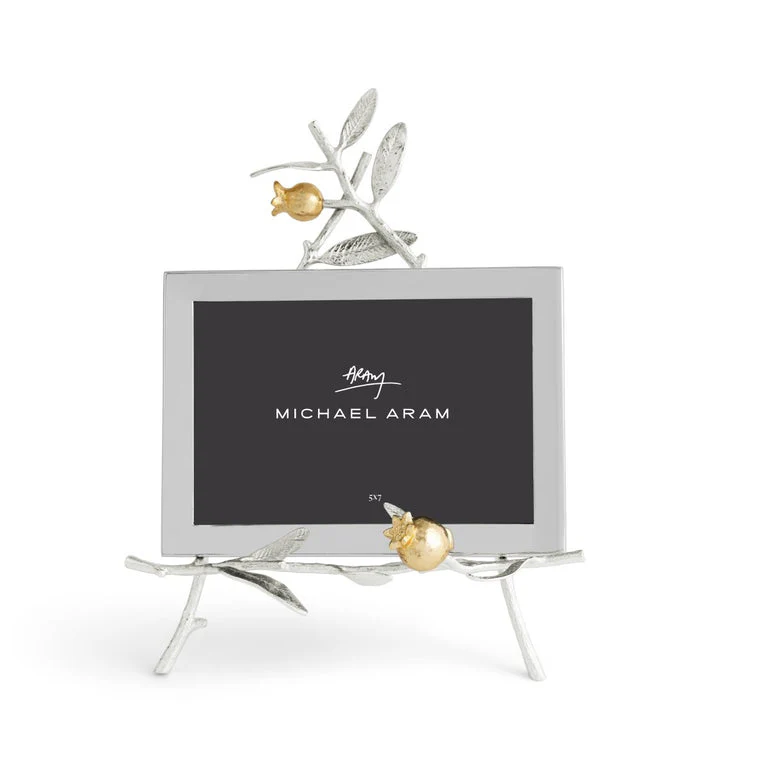 Pomegranate Silver & Gold Easel Frame