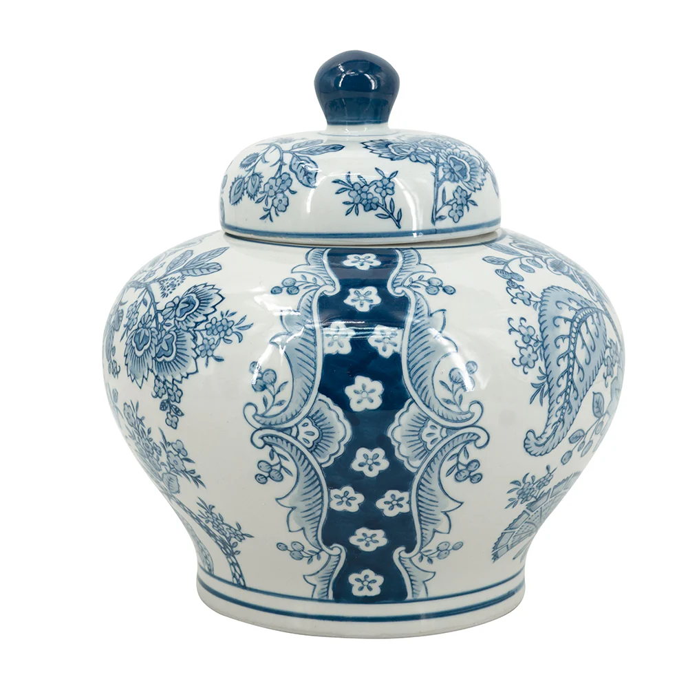 Porcelain Lidded Jar - Image 2