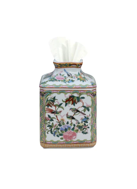 Porcelain Square Tissue Box