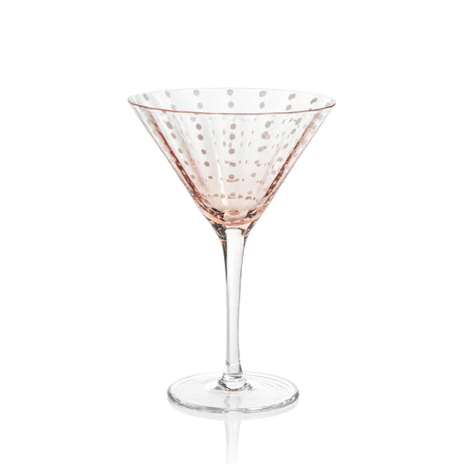Portofino White Dot Martini - Pink