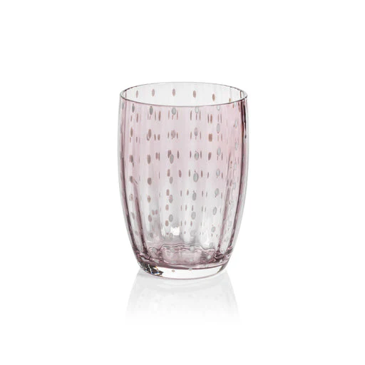 Portofino White Dot Tumbler - Purple