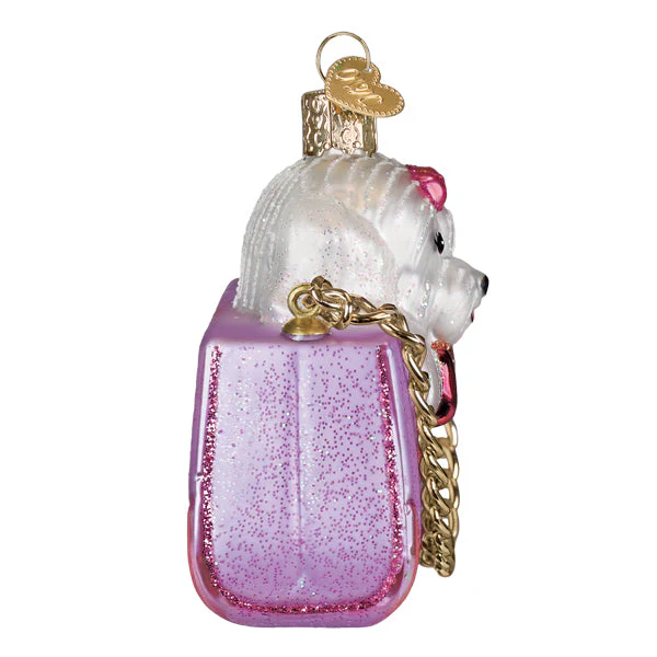 Posh Pup In Purse Ornament - Image 3