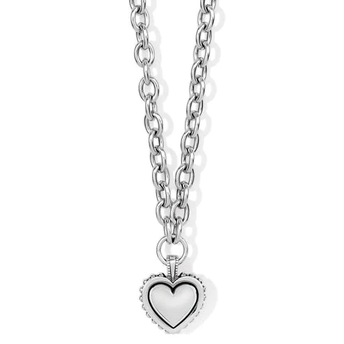 Pretty Tough Bold Heart Necklace - Image 4