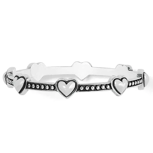 Pretty Tough Bold Petite Heart Bangle - Image 3