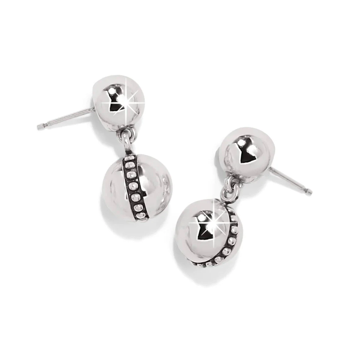 Pretty Tough Bold Stud Post Drop Earrings Gift Box - Image 3