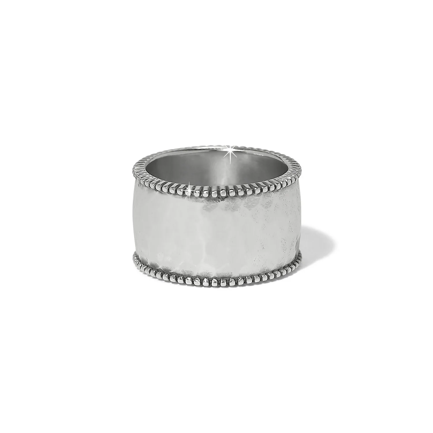 Pretty Tough Gem Aqua Wide Band Ring - Image 2