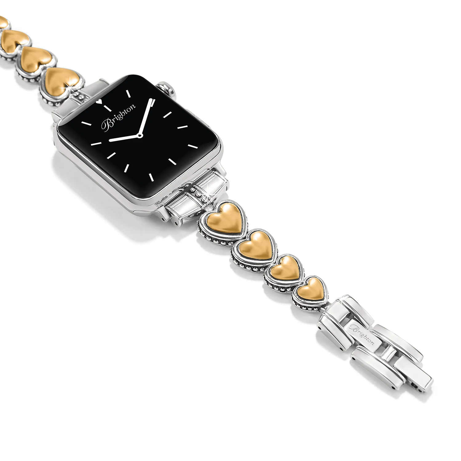 Pretty Tough Two Tone Heart Watch Band - Image 4