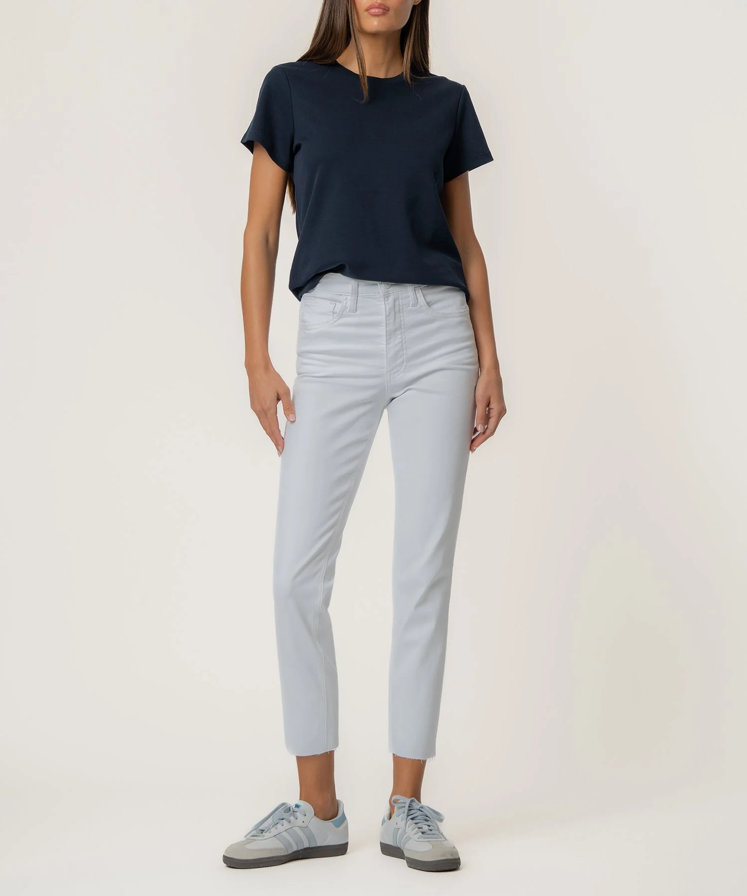 Rachael High Rise Fab Ab Mom Raw Hem - Image 5