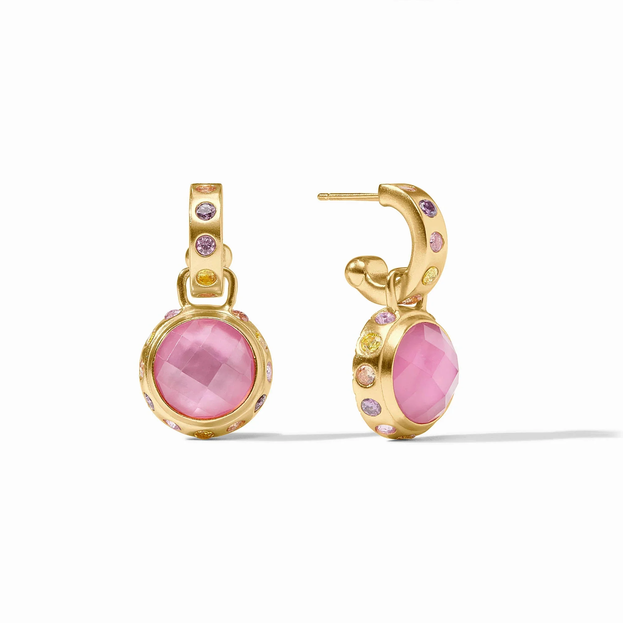 Rainbow Hoop & Charm Earring - Image 6