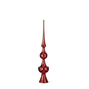 Red Glass Finial Tree Toppers - Image 2