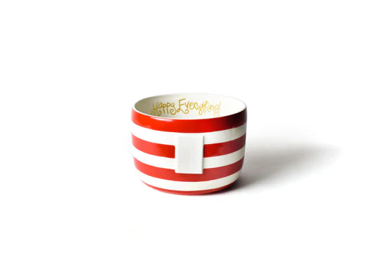 Red Stripe Happy Everything! Bowl - Image 2