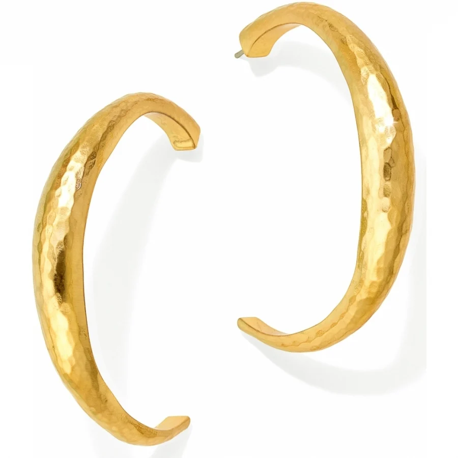 Reine Hoop Earrings Gold