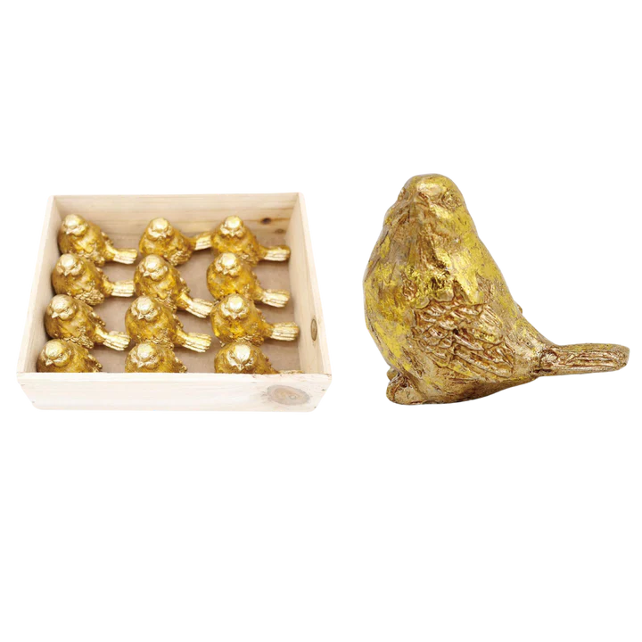 Res Gold Birds In Crate