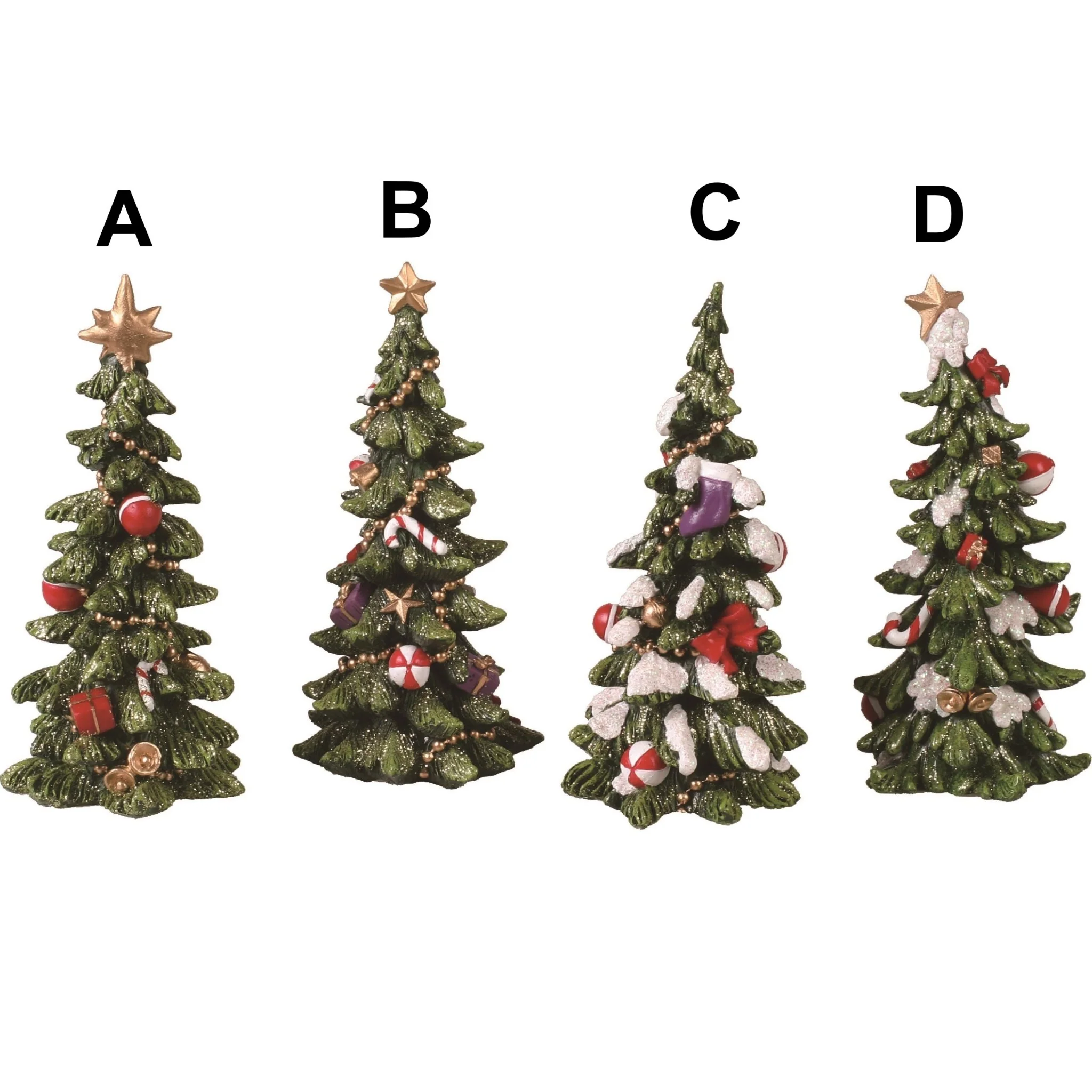 Resin Holiday Tree Figurine