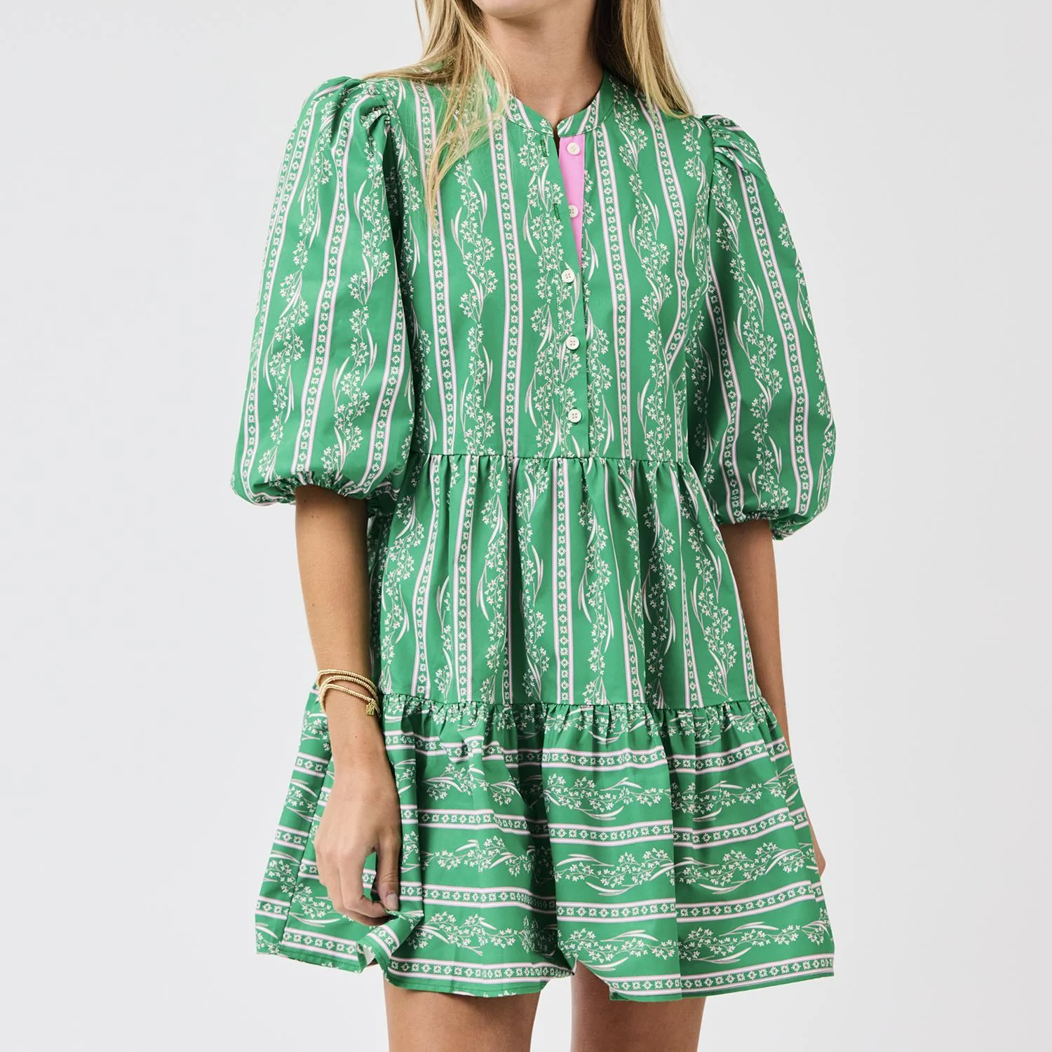 Riley Garden Lace Mini Dress - Image 4