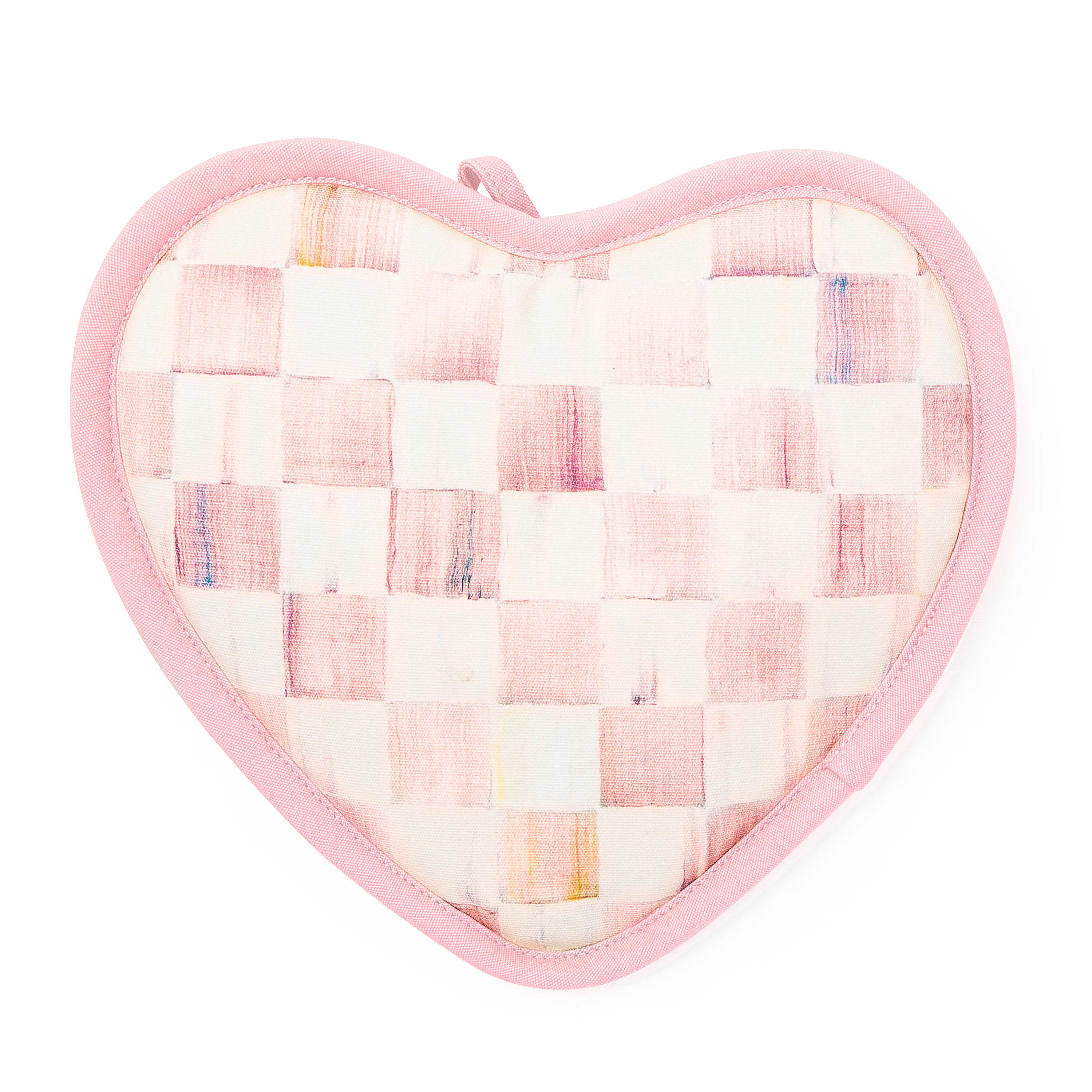 Rosy Check Heart Potholder - Image 3