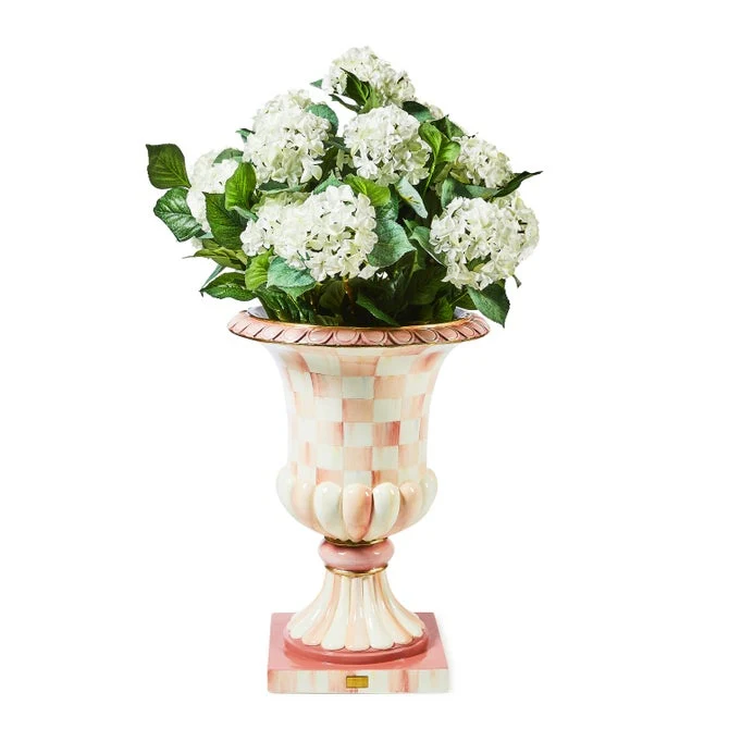Rosy Check Pedestal Urn - Image 2