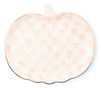 Rosy Check Pumpkin Ceramic Dessert Plate - Image 4