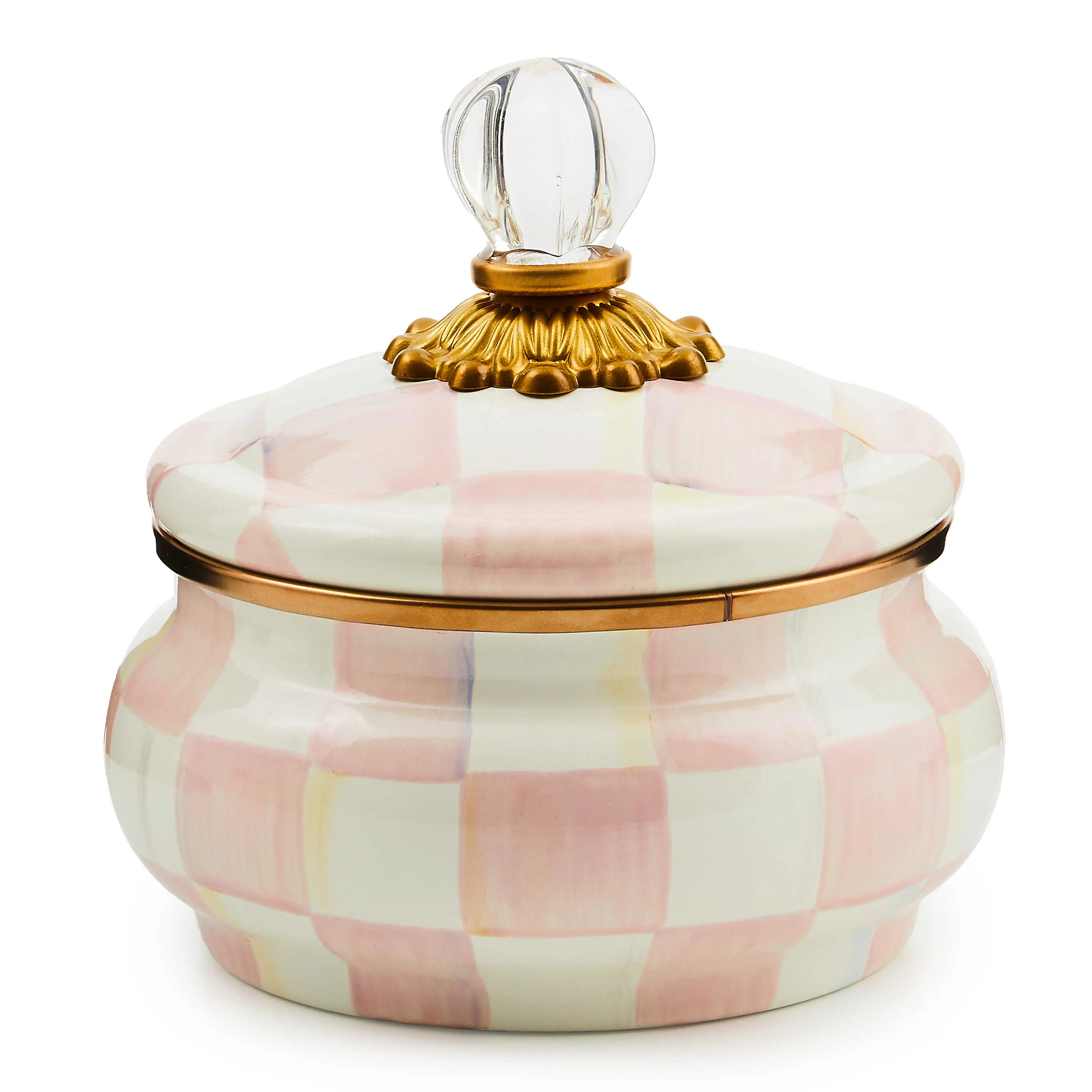 Rosy Check Squashed Pot - Image 3