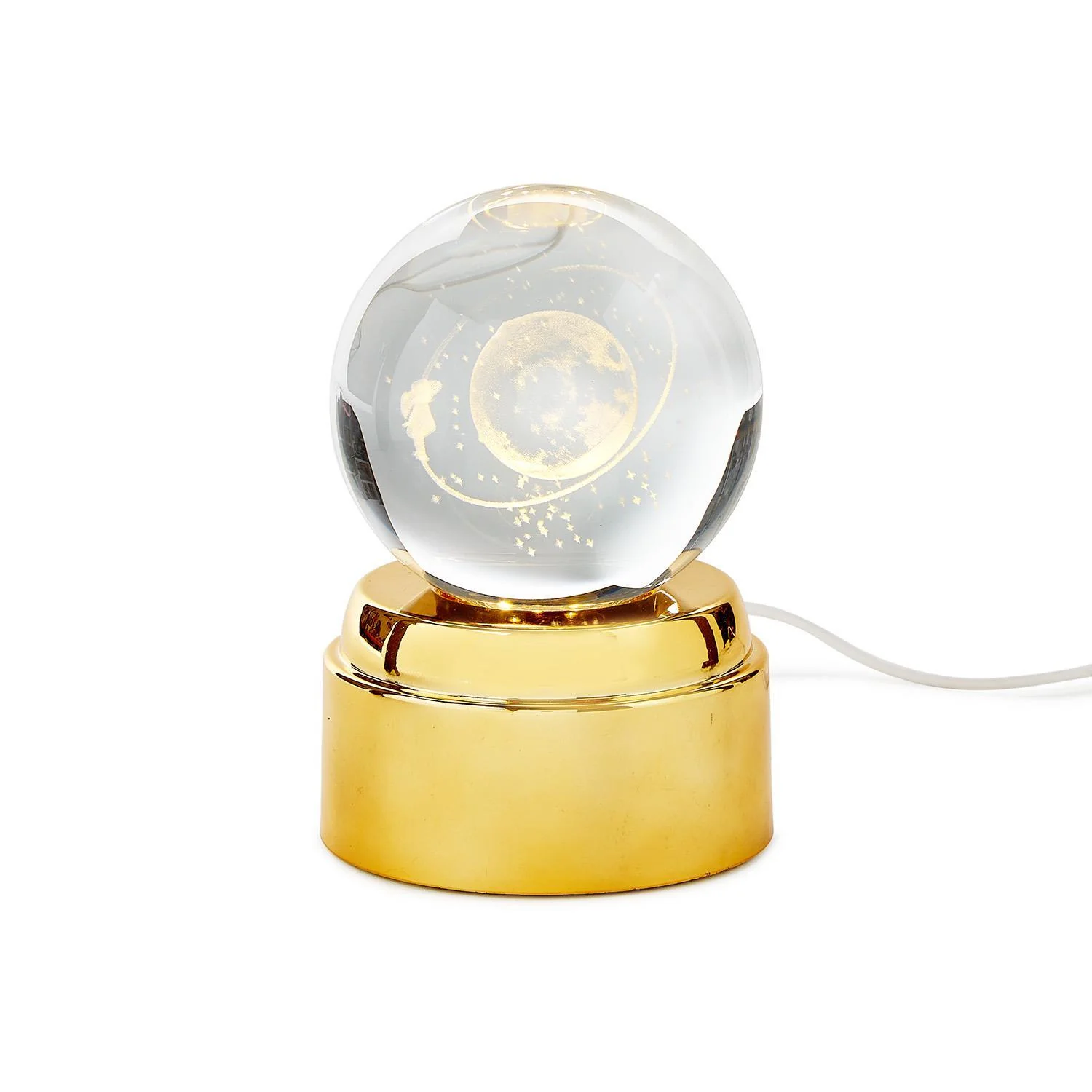 Rotating Crystal Ball Nightlight USB Cord in Gift Box - Image 5