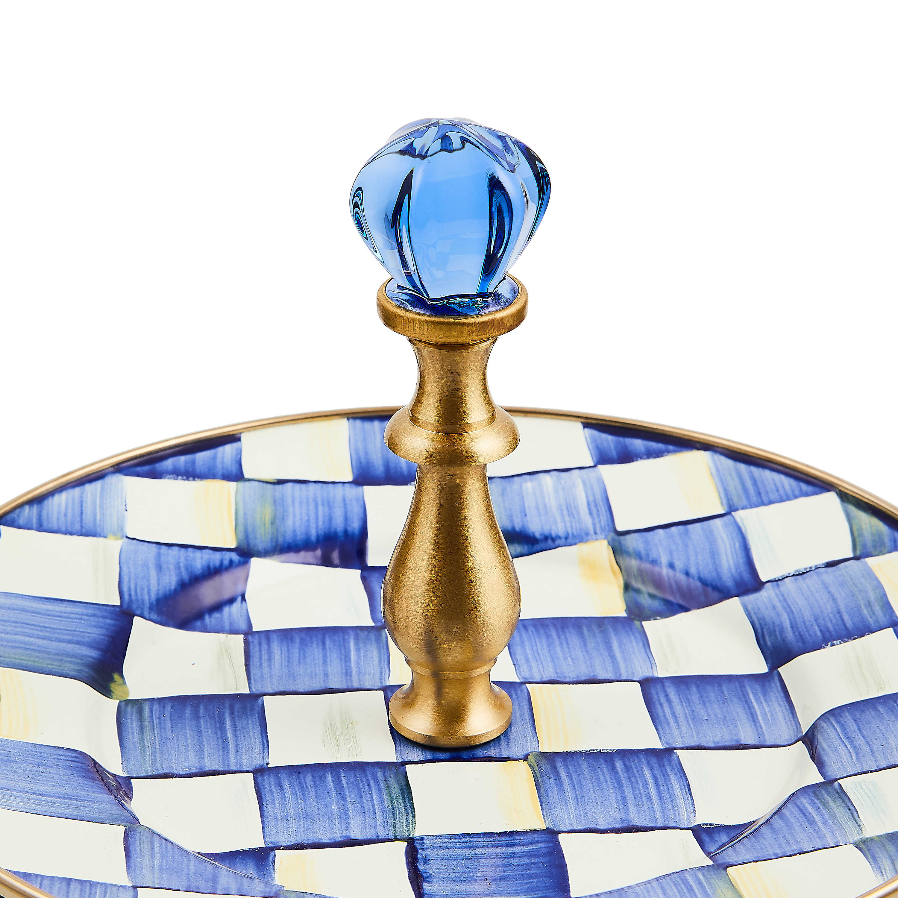 Royal Check Two Tier Sweet Stand - Image 4