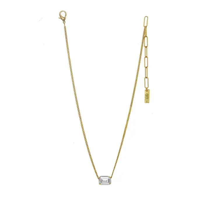 Rubin Necklace in Clear - Image 2