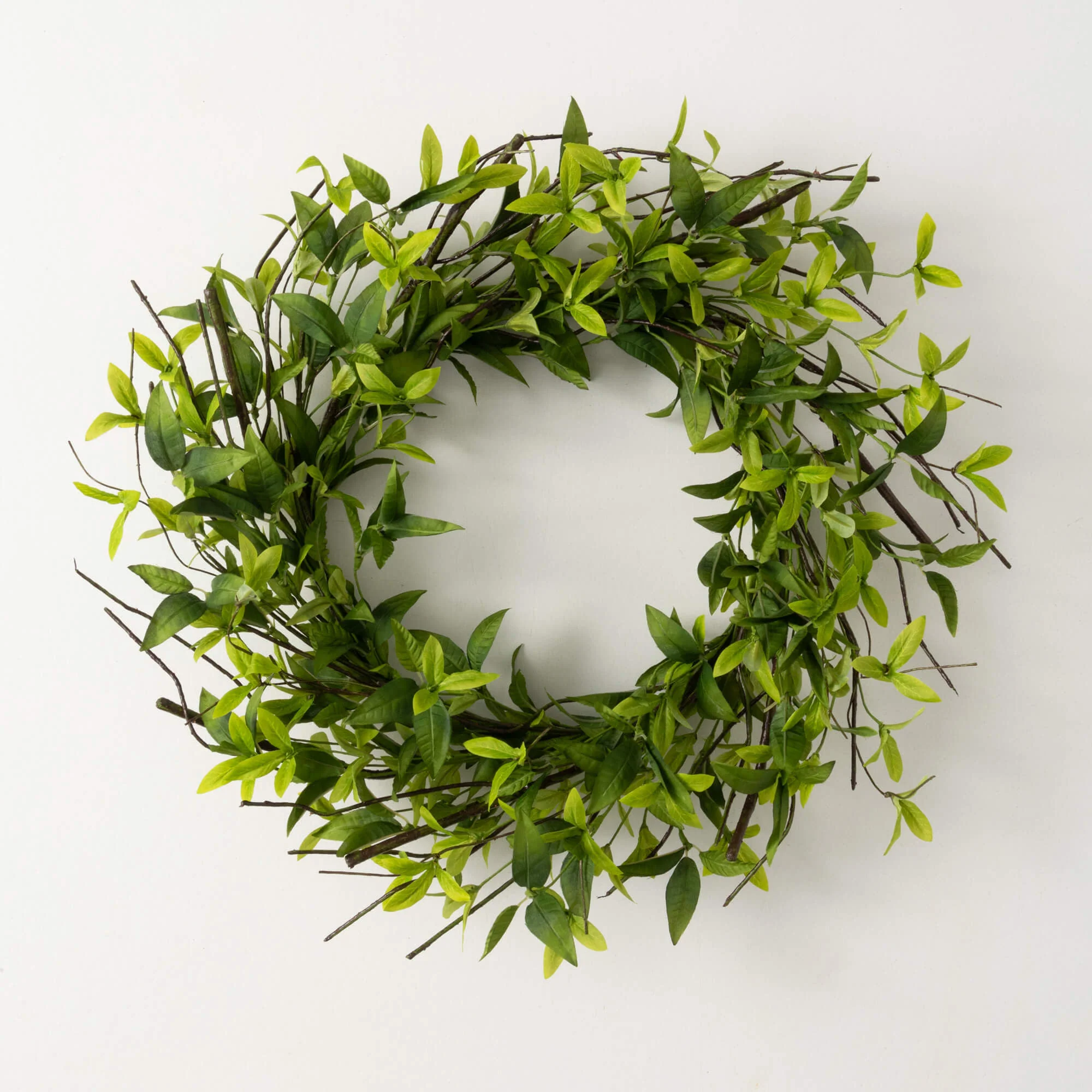 Ruscus & Twig Wreath