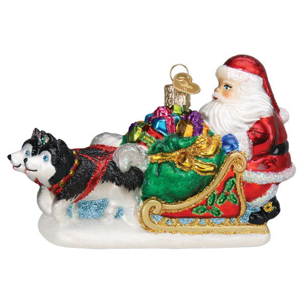 Santa's Dog Sled Ornament - Image 2