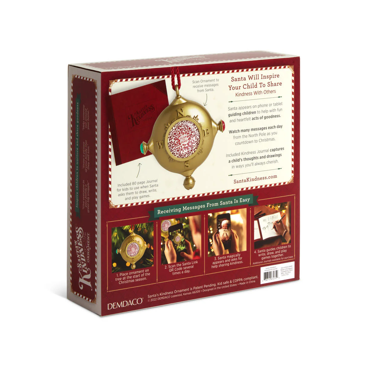 Santa's Kindness Ornament & Journal - Image 6