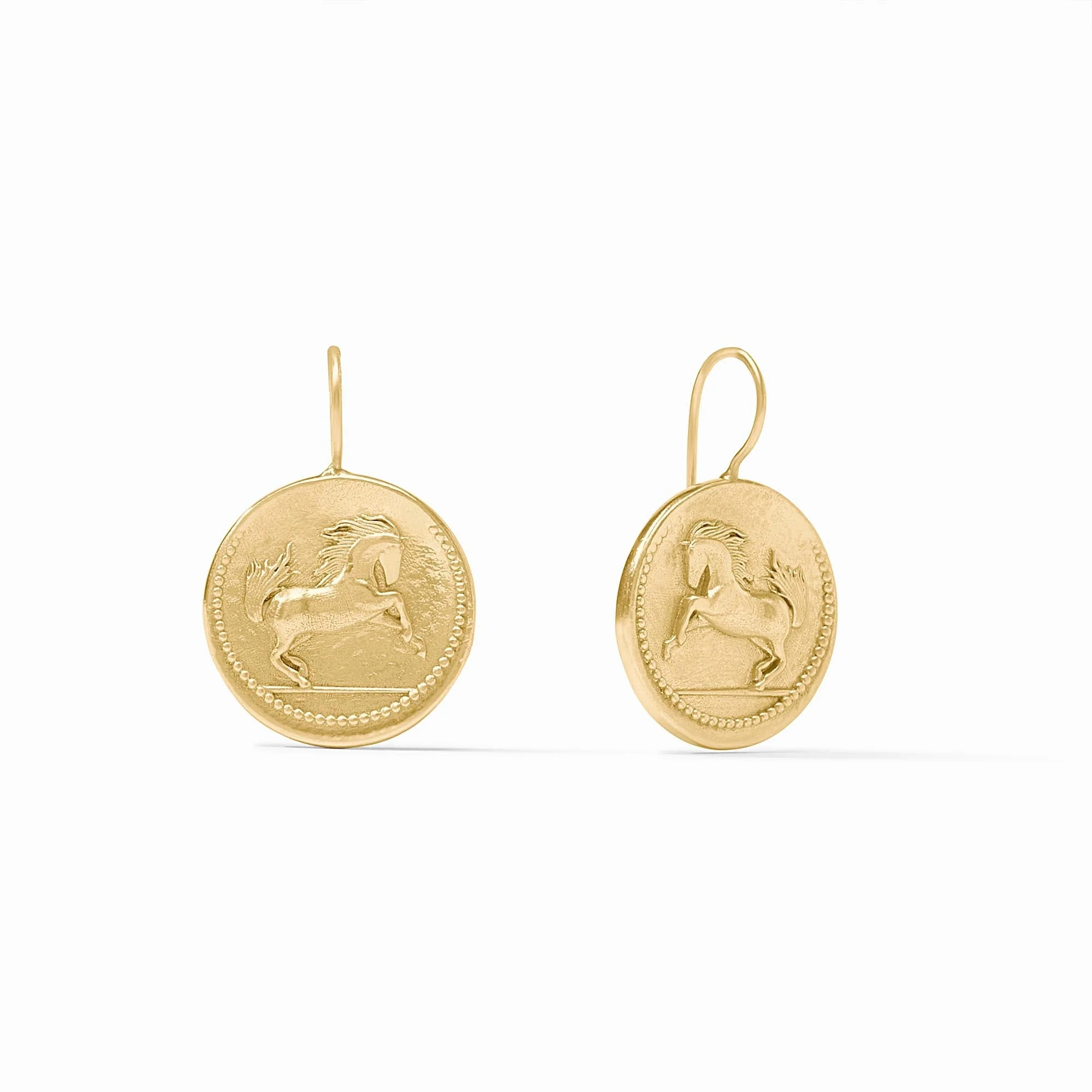 Saratoga Horse Earring Gold
