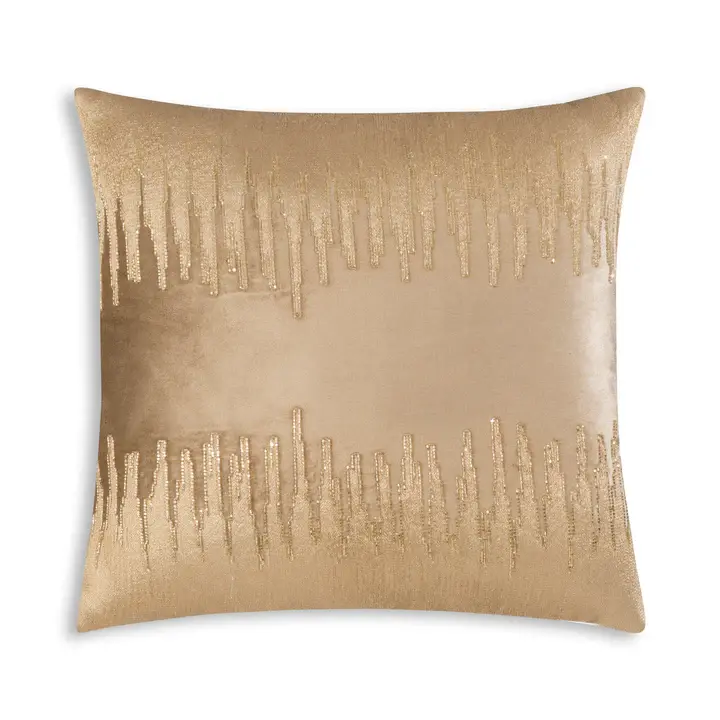 Sayra Stone Gold Pillow 22x22 - Image 3
