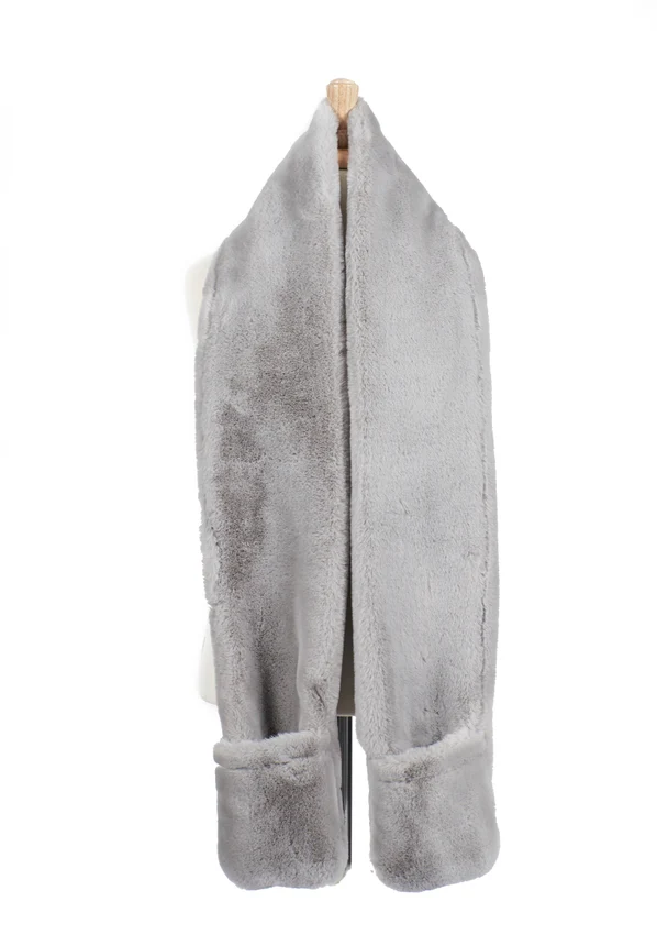 Scarf Fur Plush With Pockets - Image 6