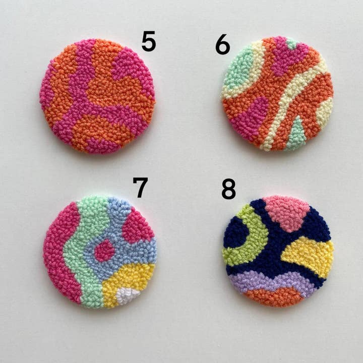 Car Coasters, Punch Needle Car Coaster - Image 8