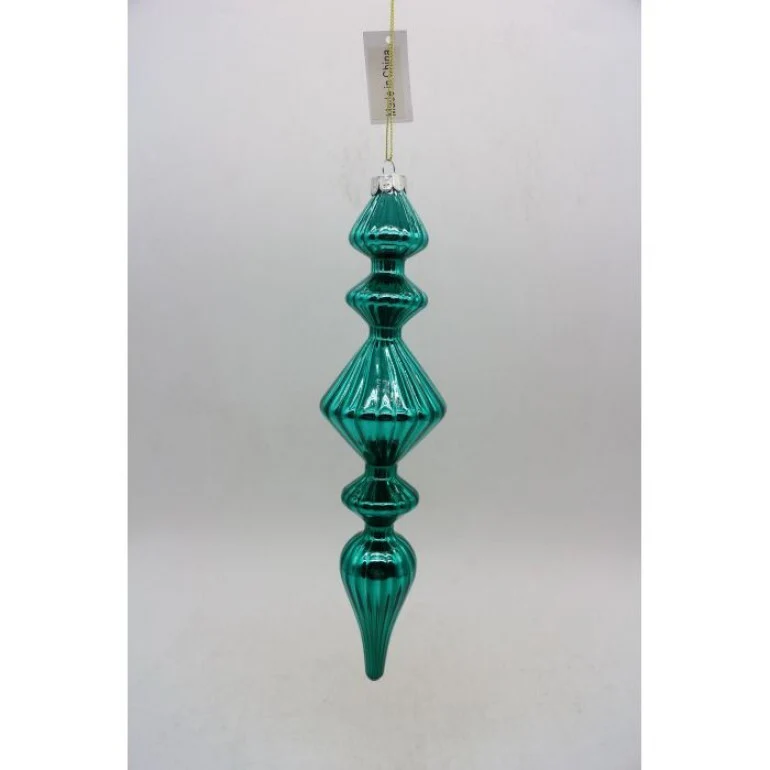 Shiny Glass Finial Ornament - Image 6