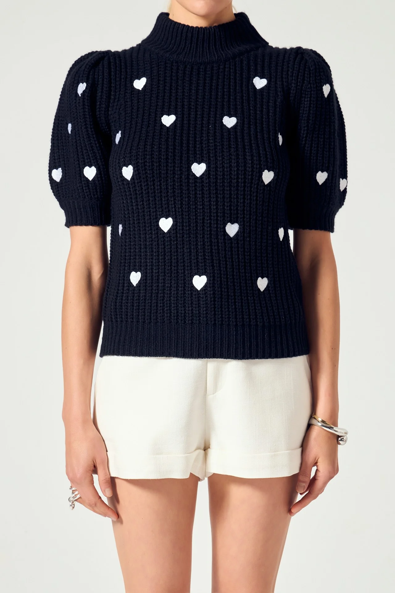 Sierra Heart Shape Embroidery Sweater - Image 10